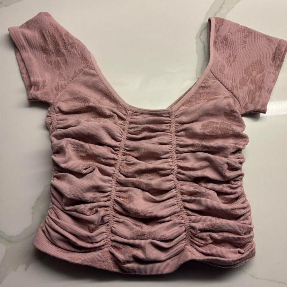 Free people gotta be you blush top
